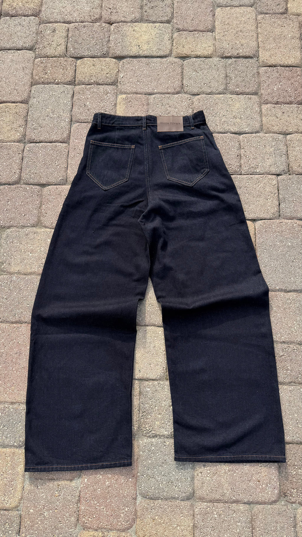 INDIGO BAGGY JEANS