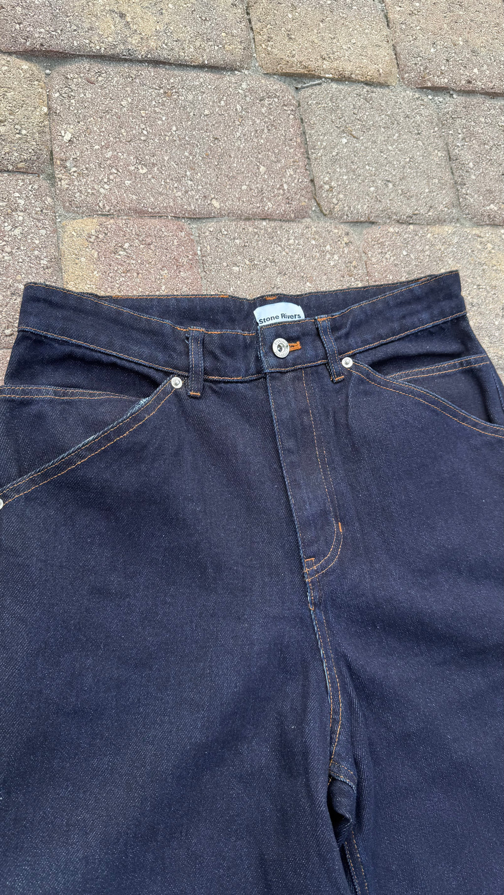 INDIGO BAGGY JEANS